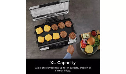 Ninja GX101UK Sizzle Pro XL Health Grill & Flat Plate
