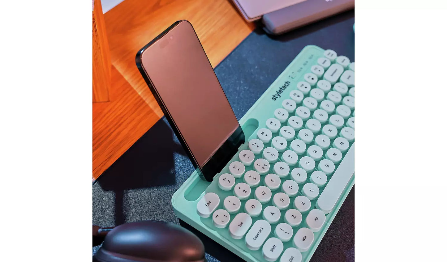 Styletech MK520 Wireless Mouse and Keyboard Green