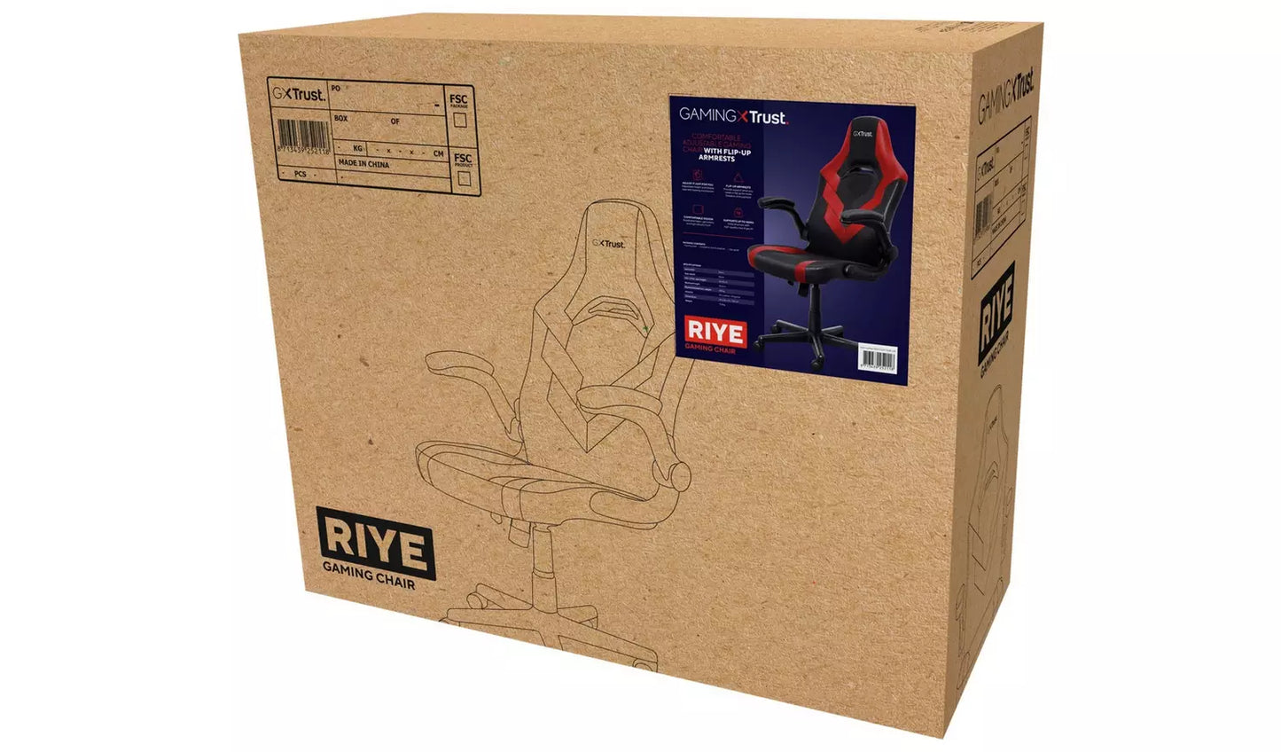 Trust GXT703 Riye Gaming Chair - Red