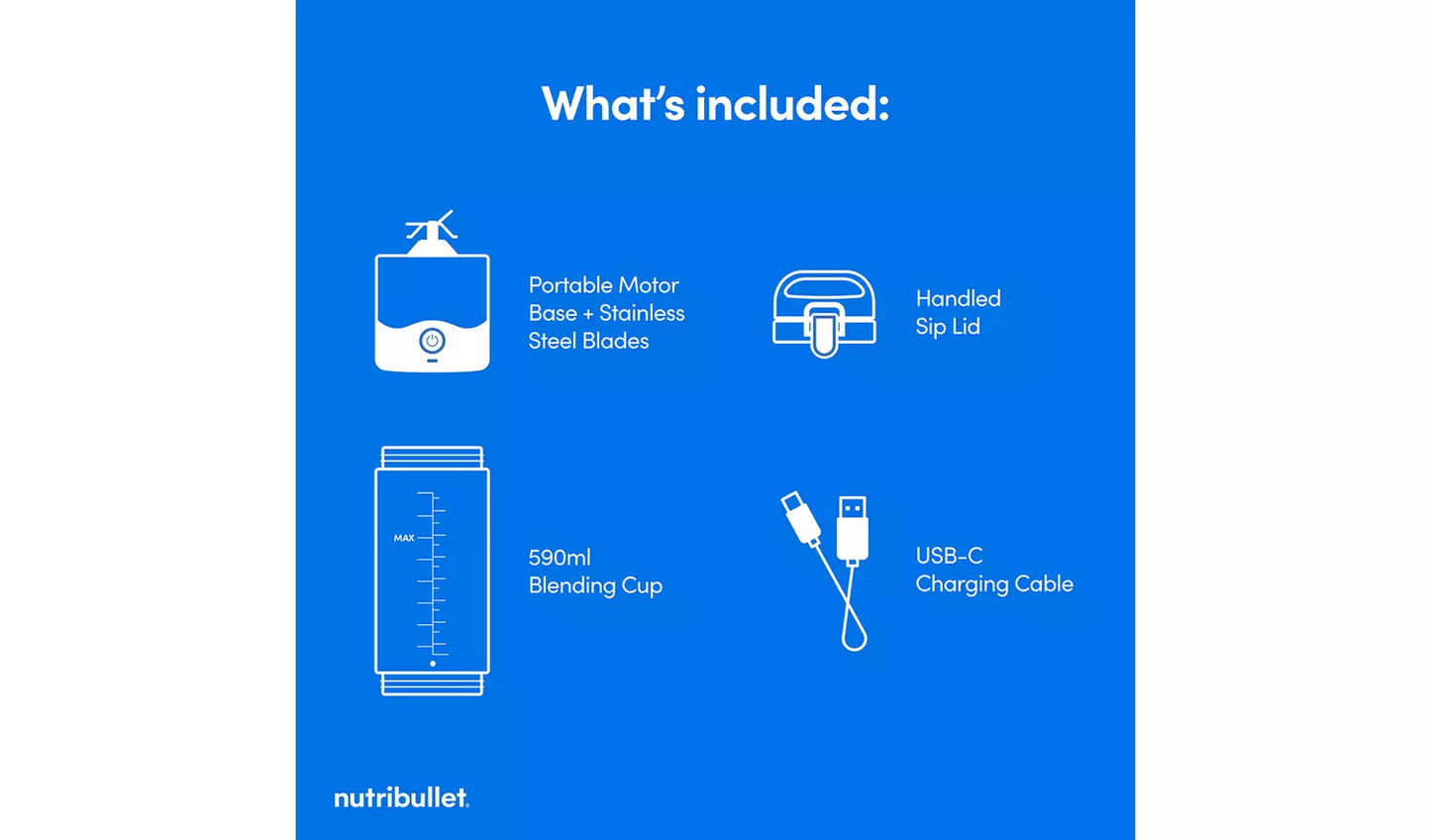 Nutribullet Portable Blender - Black