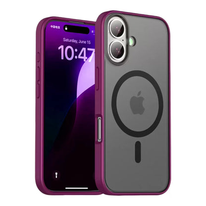 iPhone 16 Metal Camera Circle Clear Case