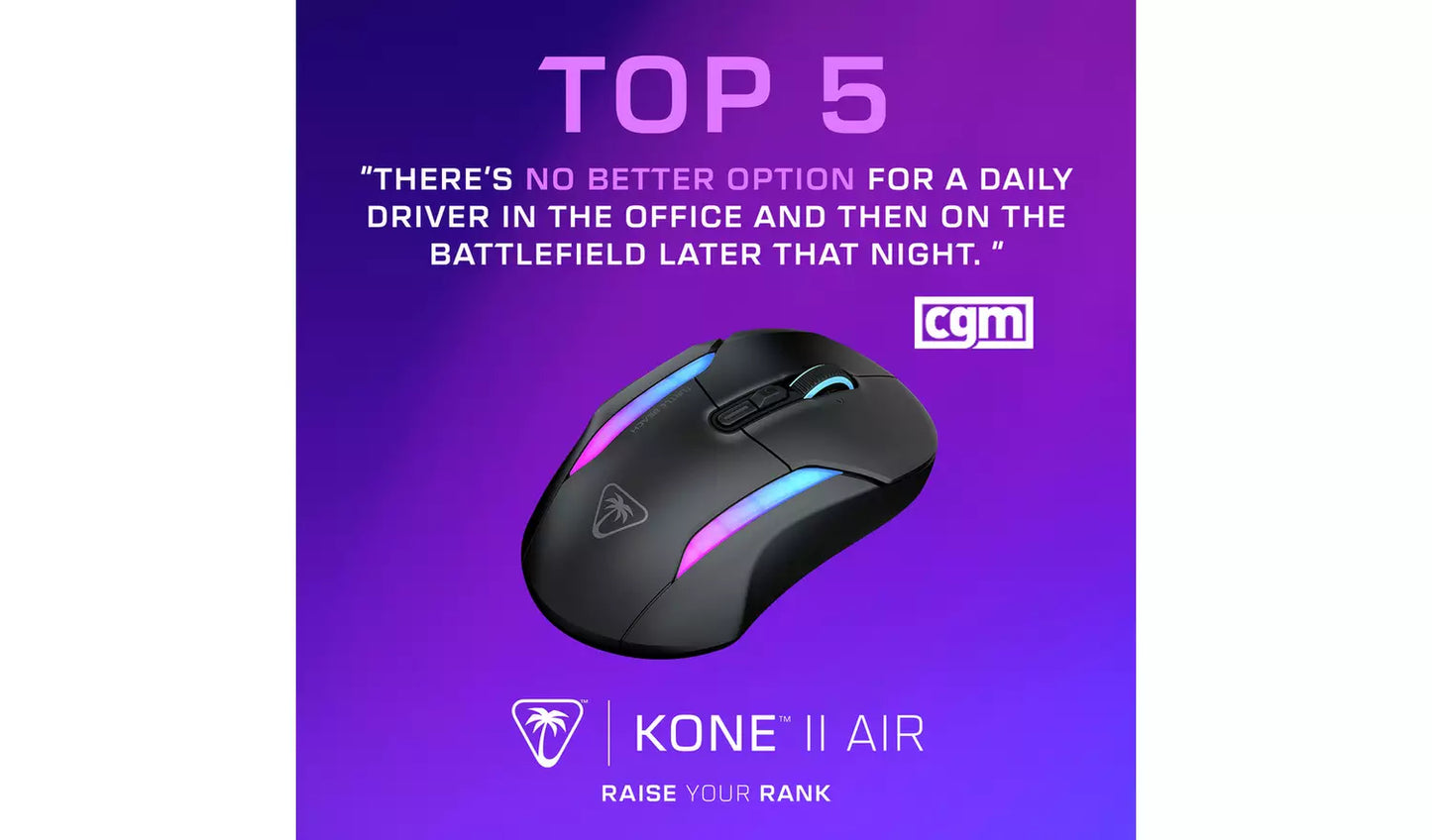 Turtle Beach Kone II Air Wireless Gaming Mouse - Black