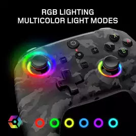 Gioteck WX5+ Switch 2, Switch, PC Wireless Controller - Camouflage