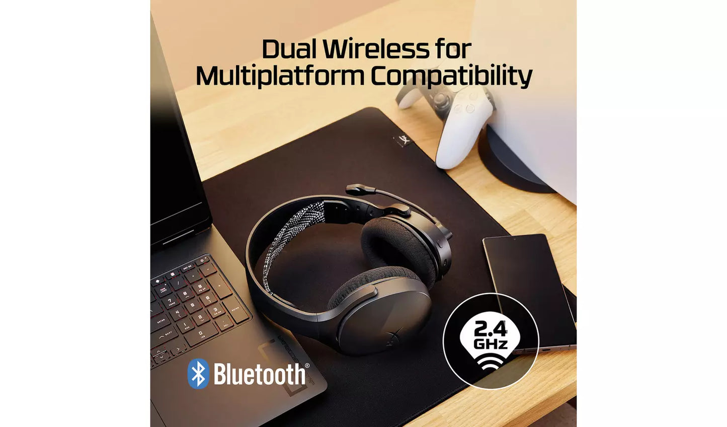 HyperX Cloud Jet Dual Wireless Headset PC, PS4/PS5, Switch 2
