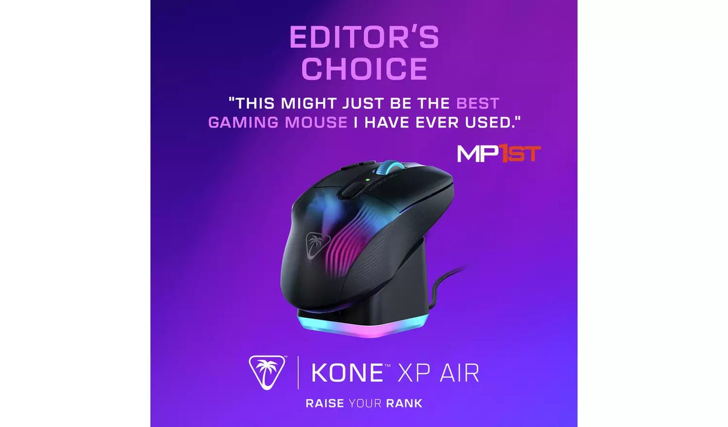 Turtle Beach Kone XP Air Wireless Gaming Mouse - Black