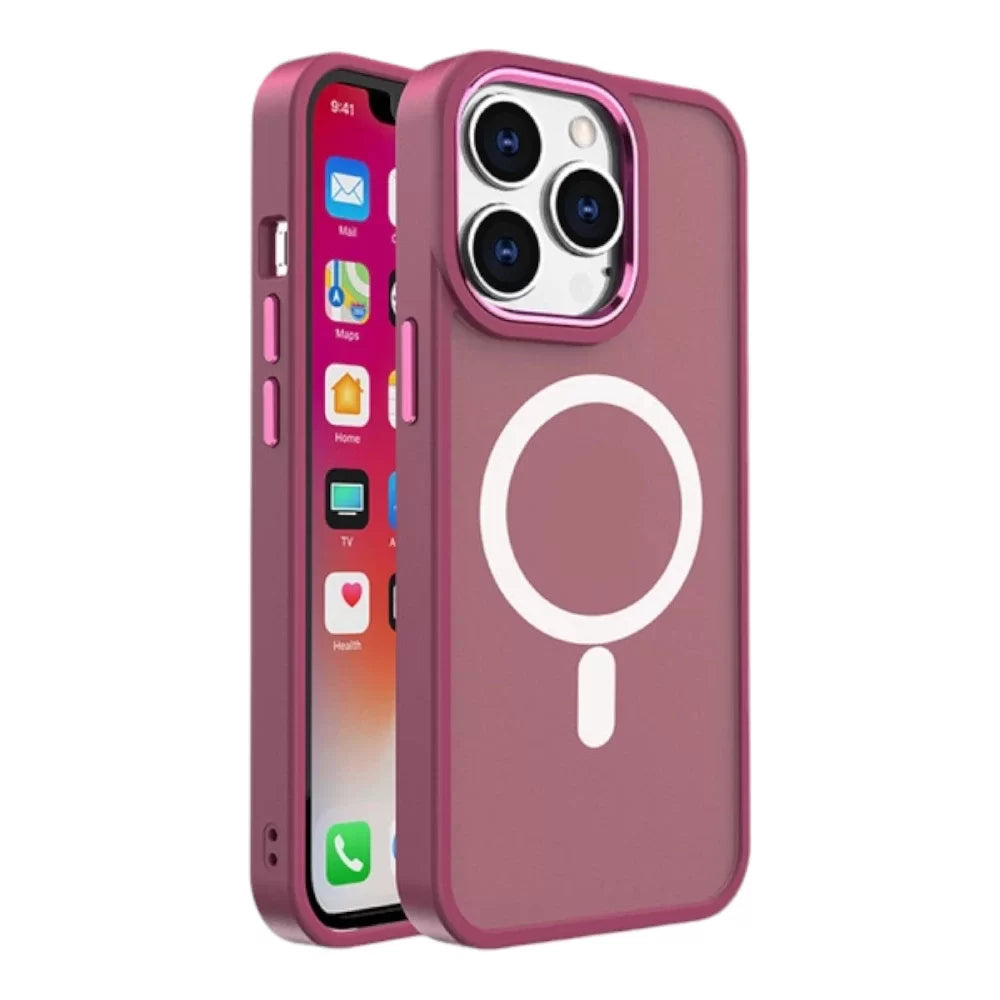 iPhone 16 Pro Metal Camera Circle Clear Case