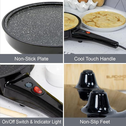 Quest 2-in-1 Popcorn & French Crêpe Pancake Maker