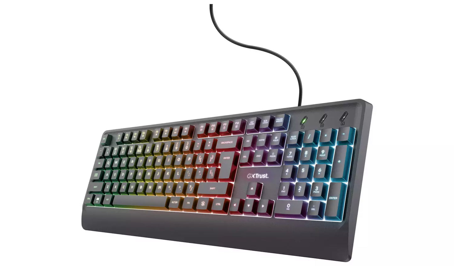 Trust Quadrox Keyboard, Mouse, Headset & Mat Gaming Bundle