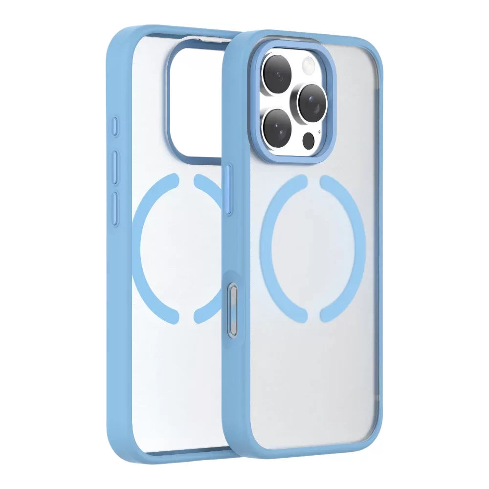 iPhone 16 Pro Max Clear Case with Magnetic Circle