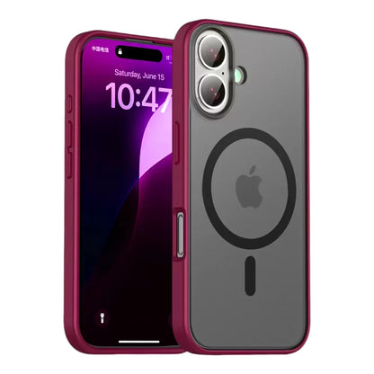 iPhone 16 Metal Camera Circle Clear Case