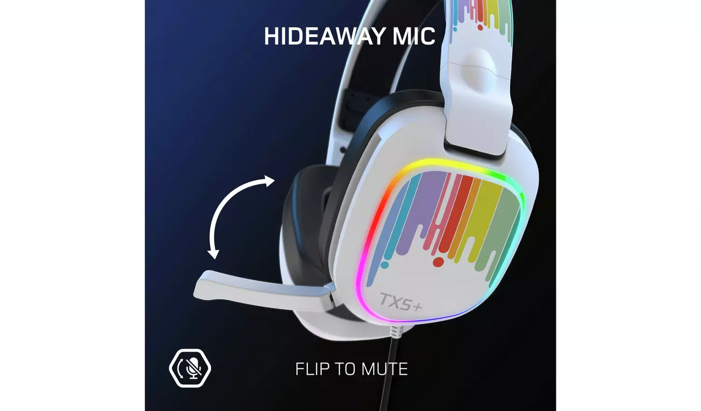 Gioteck TX5+ RGB Wired PS, PC, Switch, Xbox Stereo Headset