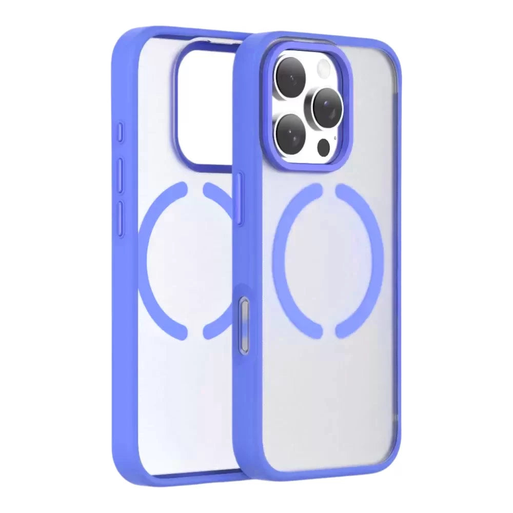 iPhone 16 Pro Max Clear Case with Magnetic Circle
