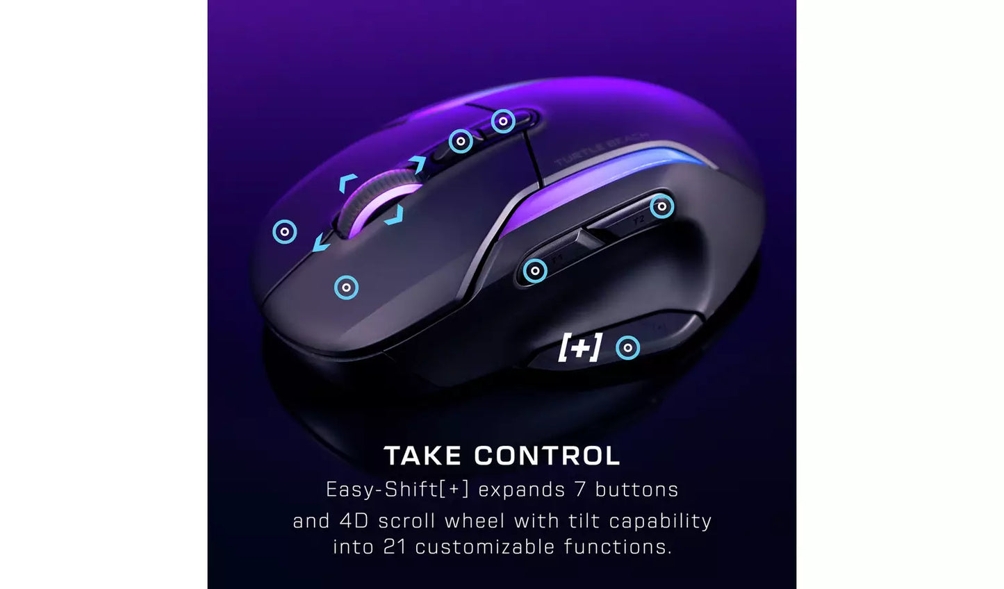 Turtle Beach Kone II Air Wireless Gaming Mouse - Black