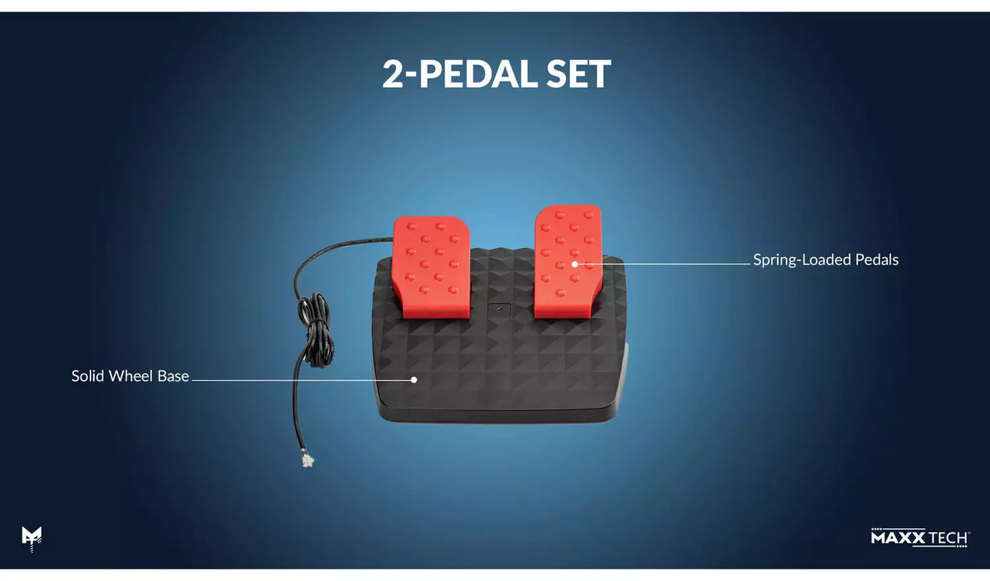 Maxx Tech Arcade Racing Wheel Kit For Switch 2, PS, Xbox, PC