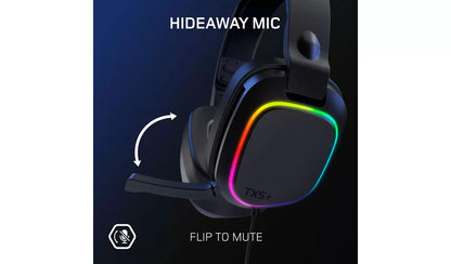 Gioteck TX5+ PS5, PS4, Xbox, Switch, PC Gaming Headset Black