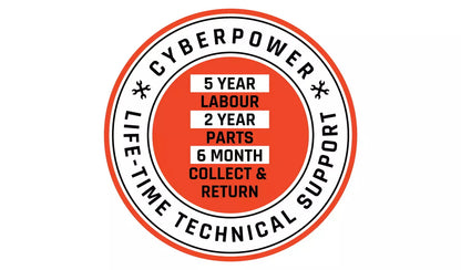 CyberPowerPC Ryzen 5 8GB 500GB AMD Radeon Gaming PC Bundle