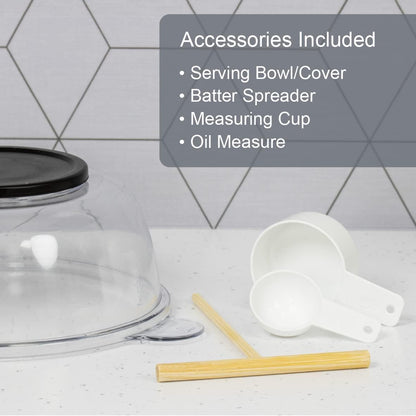 Quest 2-in-1 Popcorn & French Crêpe Pancake Maker