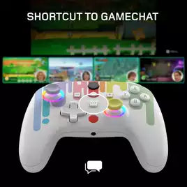 Gioteck WX5+ Switch 2,Switch,PC Wireless Controller Crayons - White