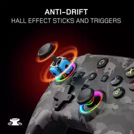 Gioteck WX5+ Switch 2, Switch, PC Wireless Controller - Camouflage