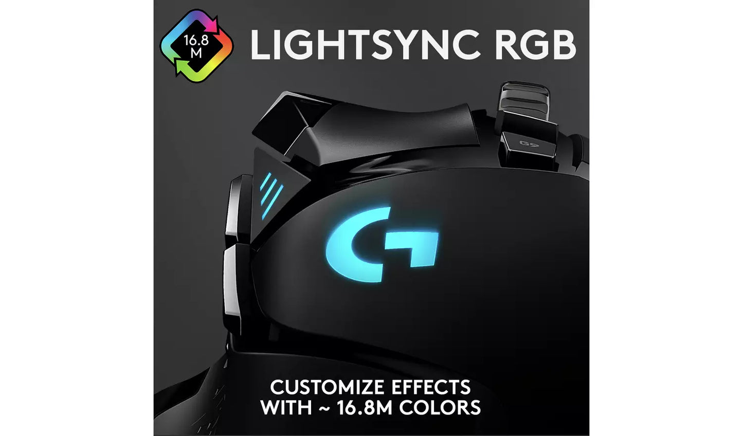 Logitech G502 Hero Wired Gaming Mouse - Black