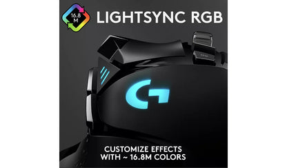 Logitech G502 Hero Wired Gaming Mouse - Black
