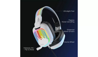 Gioteck TX5+ RGB Wired PS, PC, Switch, Xbox Stereo Headset