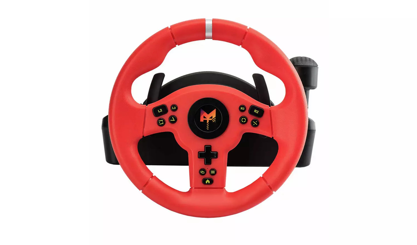 Maxx Tech Arcade Racing Wheel Kit For Switch 2, PS, Xbox, PC