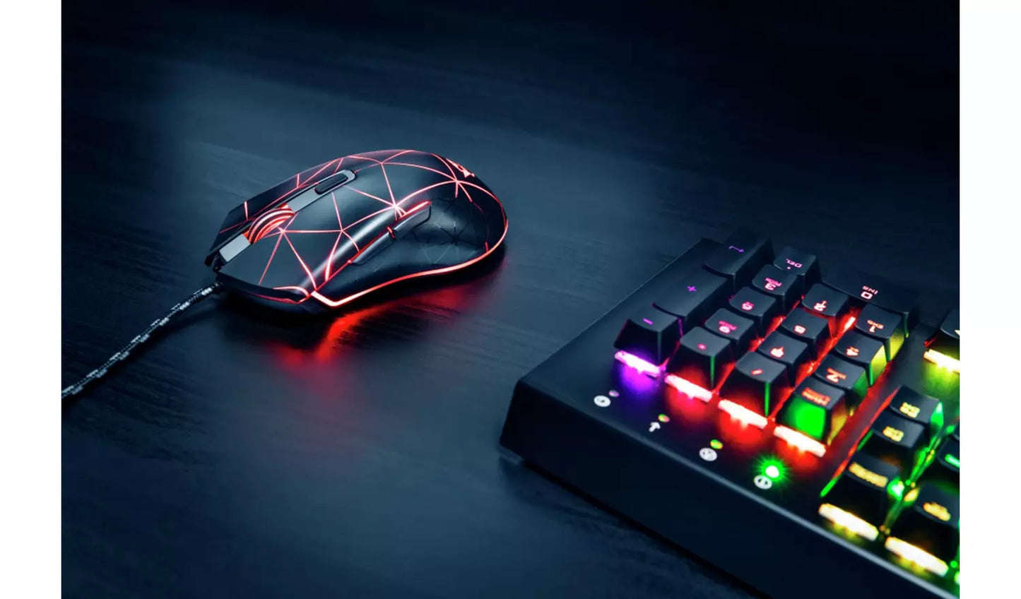 TRUST GXT 133 Locx Wired Gaming Mouse - Black