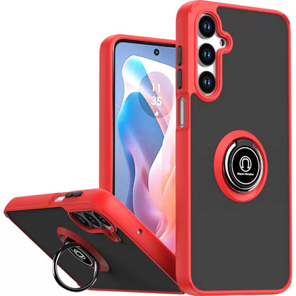 Samsung Galaxy S25 With Ring Holder Magnetic Phone Case