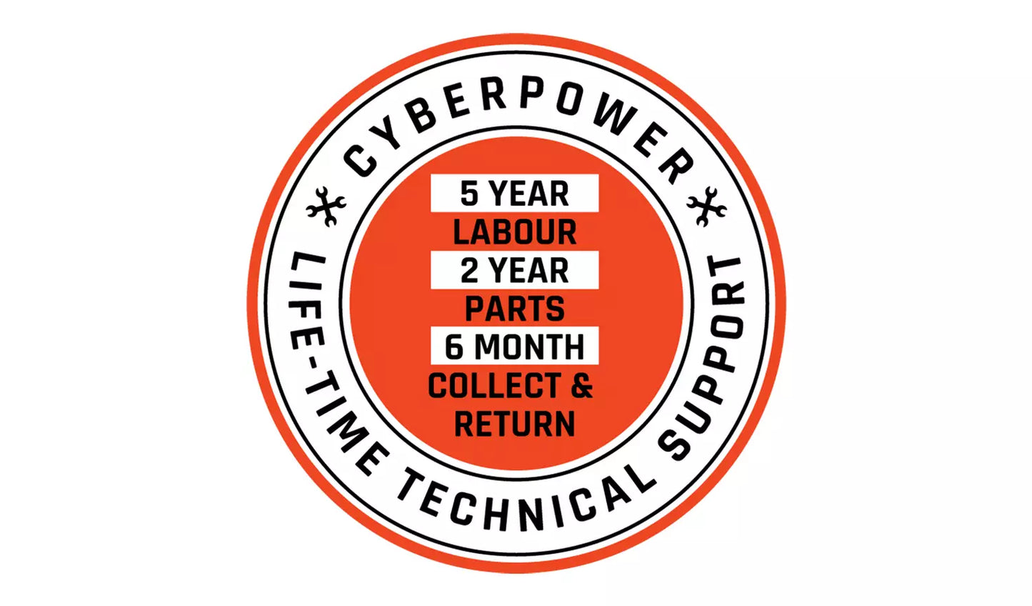 CyberPowerPC Ryzen 5 16GB 500GB RTX3050 Gaming PC