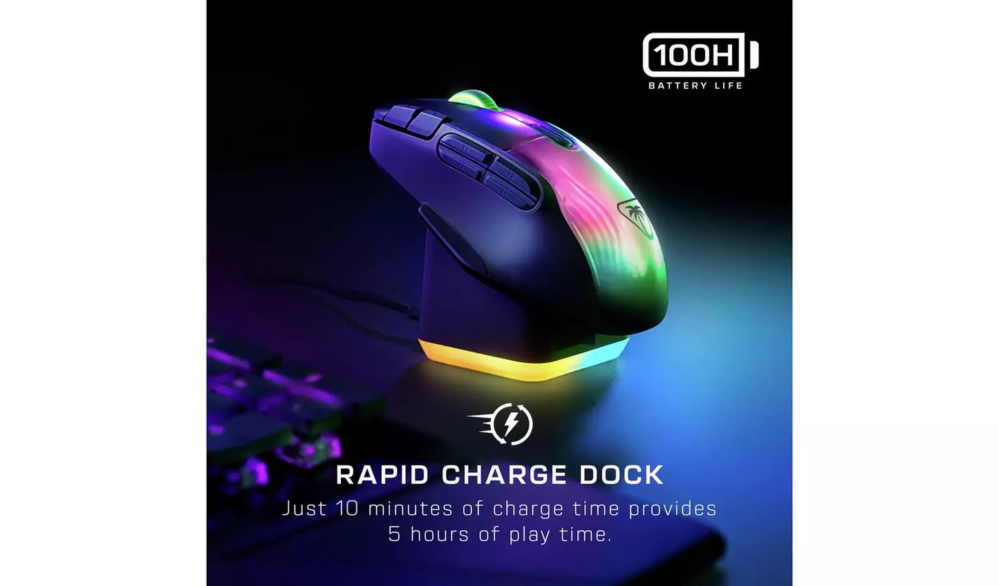 Turtle Beach Kone XP Air Wireless Gaming Mouse - Black