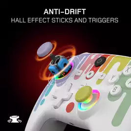 Gioteck WX5+ Switch 2,Switch,PC Wireless Controller Crayons - White