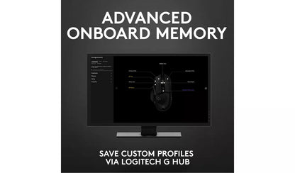 Logitech G502 Hero Wired Gaming Mouse - Black