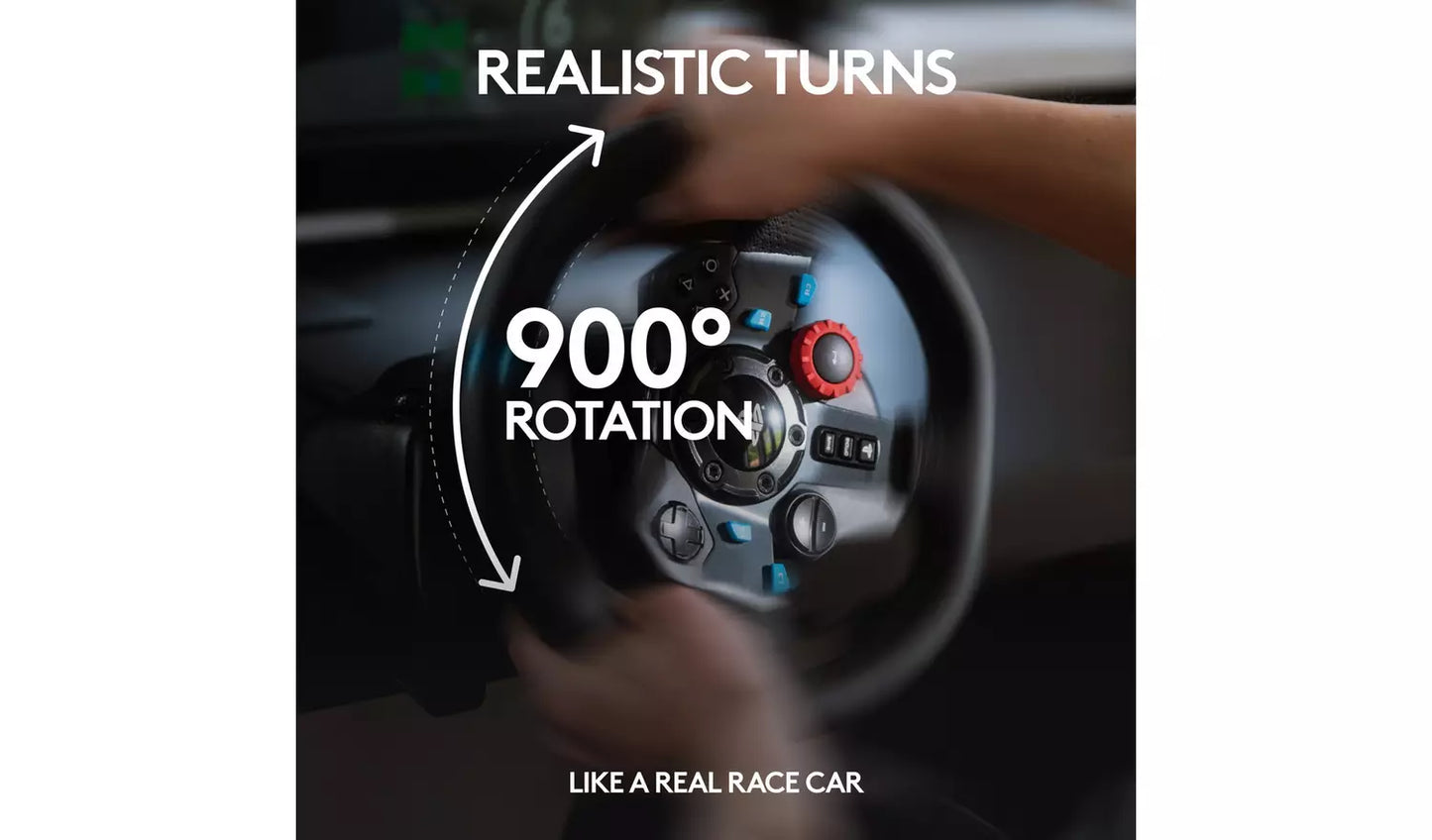 Logitech G29 Steering Wheel + G435 Headset Bundle PS & PC