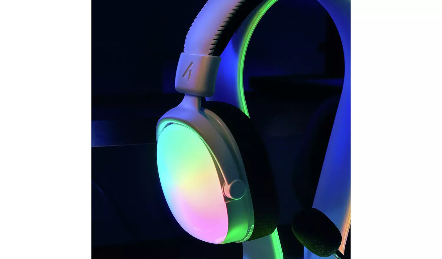 STEALTH Radar Glow RGB Wired Headset - White