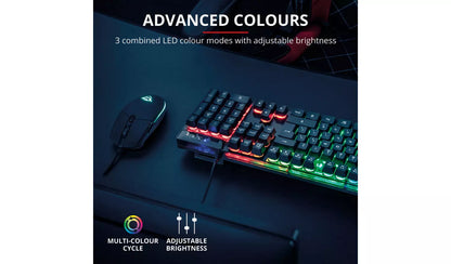 Trust GXT 838 AZOR Wired Gaming Mouse and Keyboard