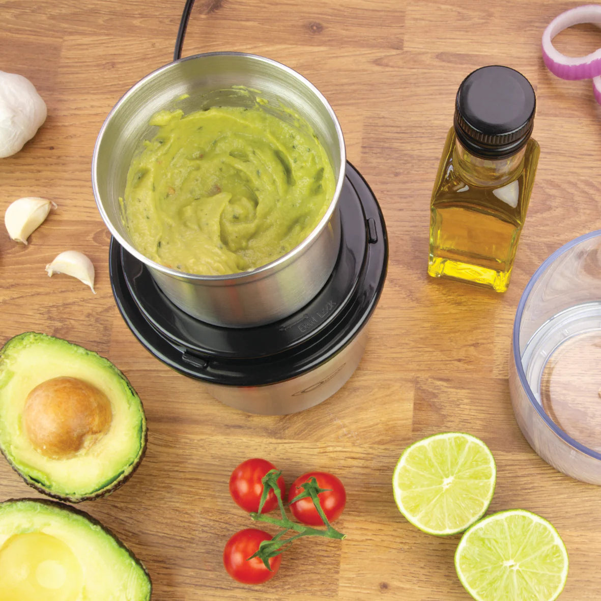 Quest Compact 200W Stainless Steel Electric Grinder