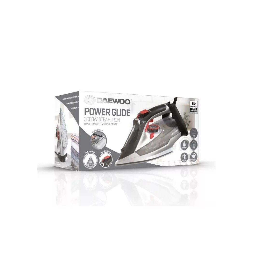 Daewoo 2600W Steam Iron With Ceramic Soleplate
