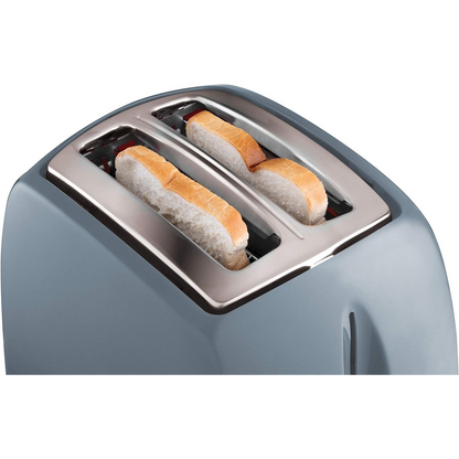 Russell Hobbs Textures 2-Slice Toaster 850W Grey 21644