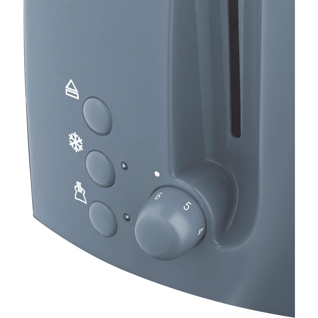 Russell Hobbs Textures 2-Slice Toaster 850W Grey 21644