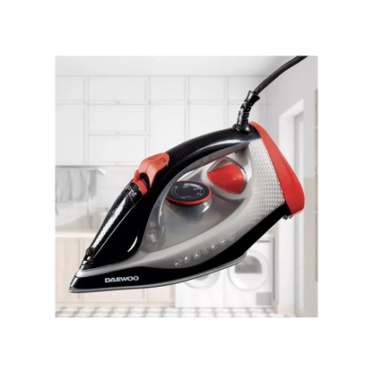 Daewoo 2600W Steam Iron With Ceramic Soleplate