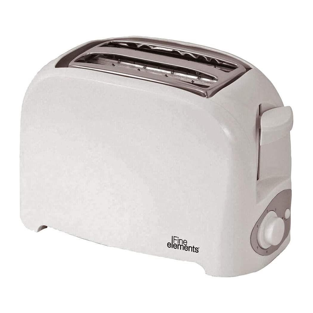White 2 Slice Toaster- SDA1008