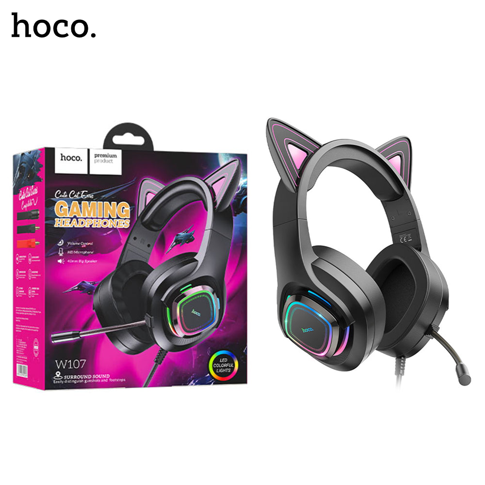 HOCO W107 Cute Cat Gaming Headset