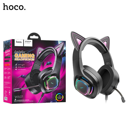 HOCO W107 Cute Cat Gaming Headset